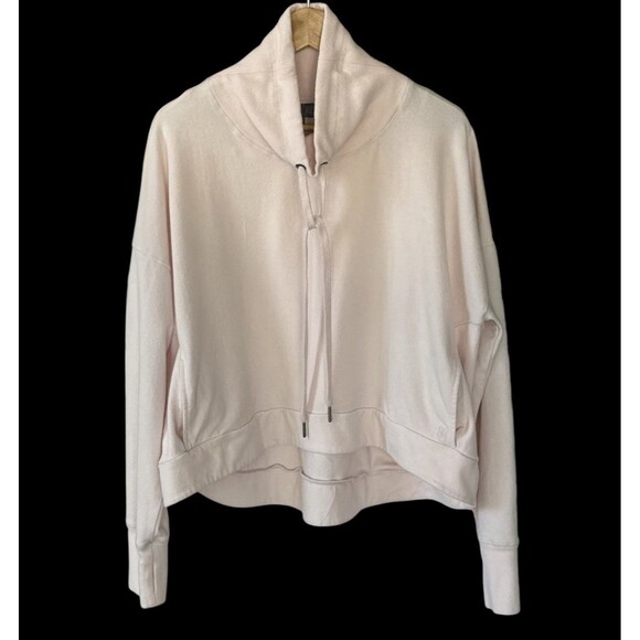 Sweaty Betty Harmonise Luxe Fleece Pullover Sweatshirt Pink‎ Size 12 Athleisure - Picture 8 of 8